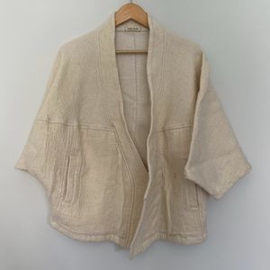 Black Crane Cream Kite Jacket